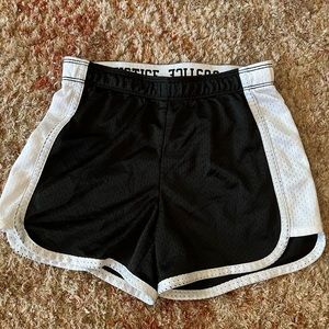 Justice Girls size 7 Black shorts